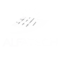 Alfatech Logo White
