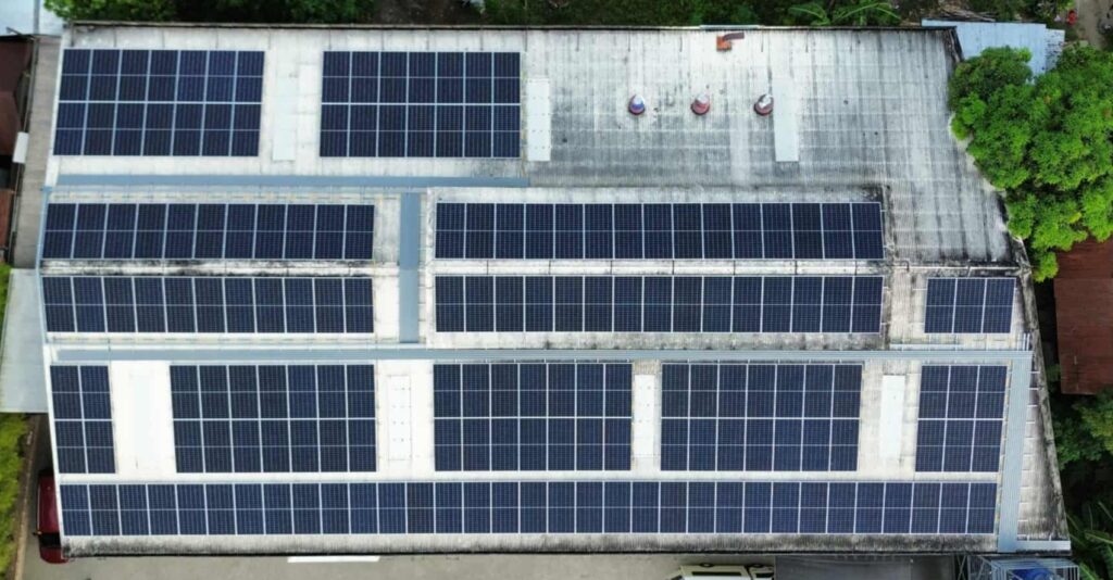 Solar PV Installation of NBJ by Alfatech Solar Philippines